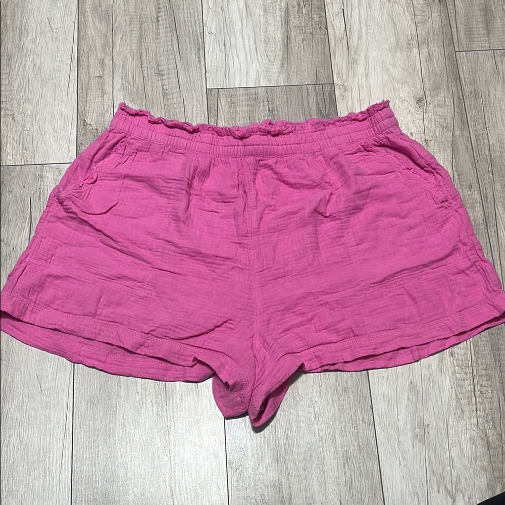 Aerie High Waist Pink Shorts Lightweight Casual